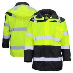 Wholesale Waterproof Workwear Reflective Safety Parka Wholesale Waterproof Workwear Reflective Safety Parka