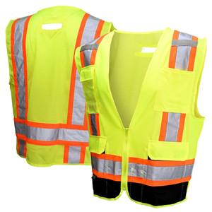  Wholesale hi vis safety 3M reflecctive tape vest 